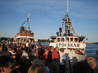 Skärgårdsbåtarna angör Vaxholm